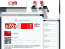 Tablet Screenshot of mwh-stahnsdorf.de